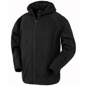 Result Genuine Recycled Mens  Fleece Jacket / Black